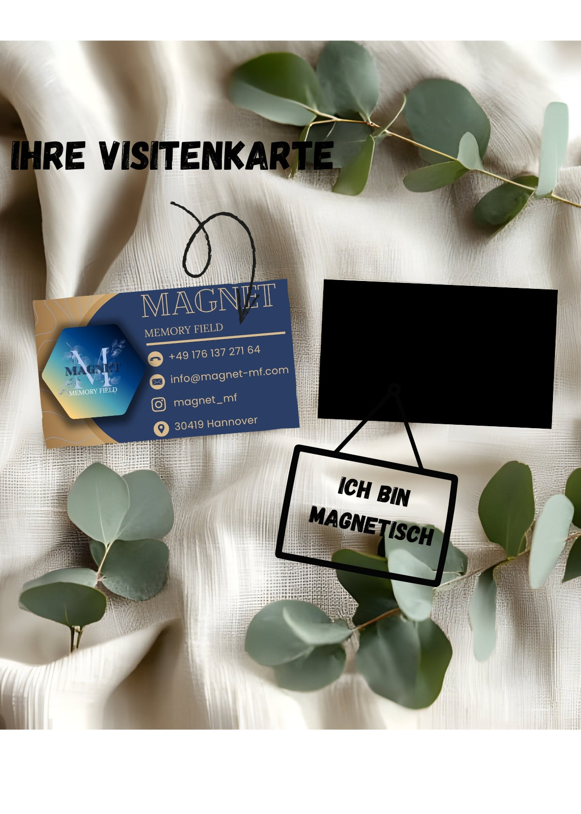 Magnetische Visitenkarten – Informationen, die immer sichtbar bleiben