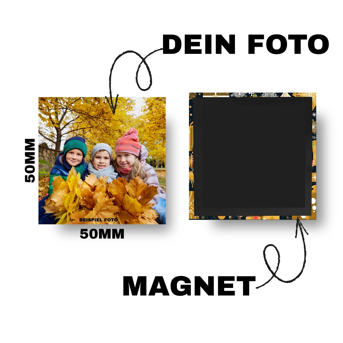 Personalisierter Event-Magnet