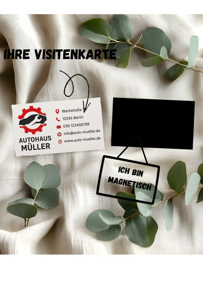 Magnetische Visitenkarten – Informationen, die immer sichtbar bleiben