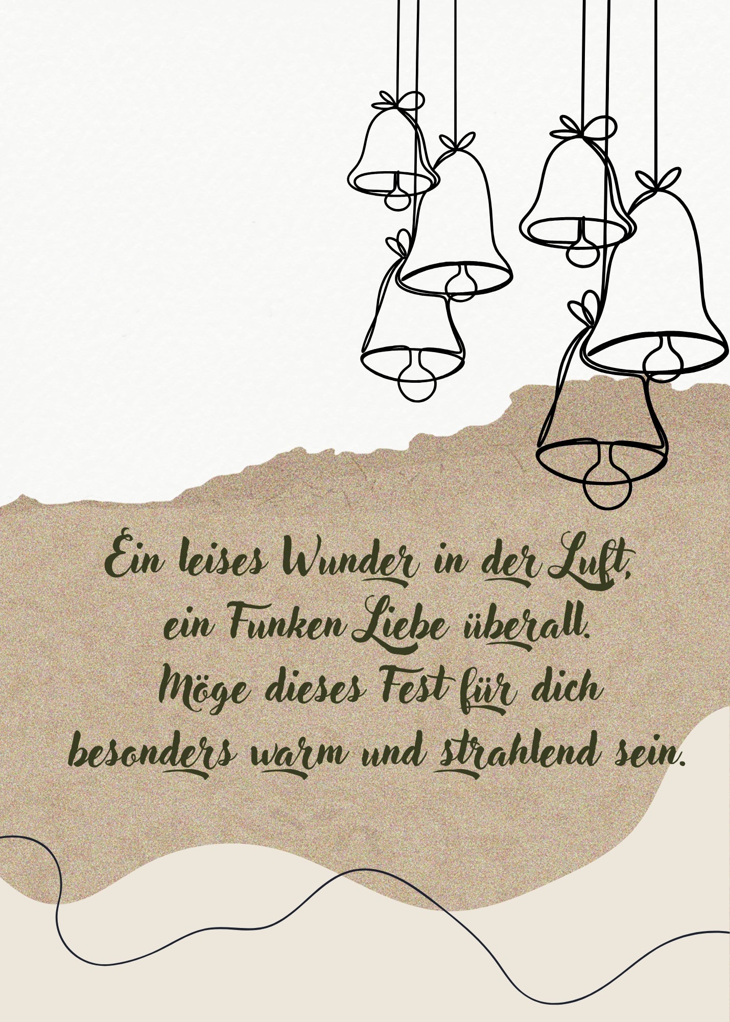 Weihnachtskarte mit Fotomagnet – Grüße, die wirklich haften bleiben Bell Style