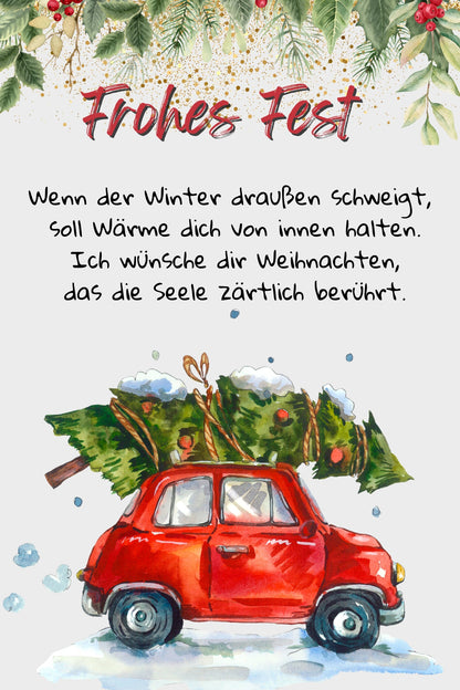 Weihnachtskarte mit Fotomagnet – Grüße, die wirklich haften bleiben Auto Style
