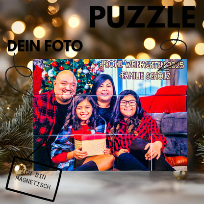 Personalisierte Fotopuzzles – 12 Teile voller Liebe & Erinnerungen